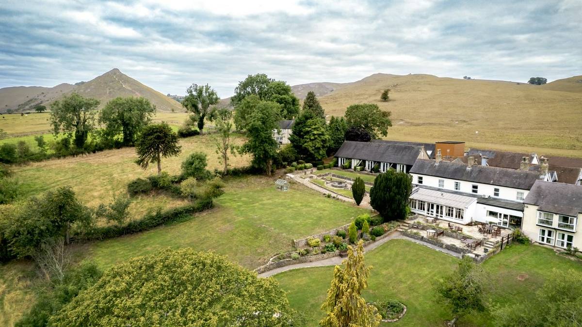 Peveril of the Peak Country House Aerial Aug 25