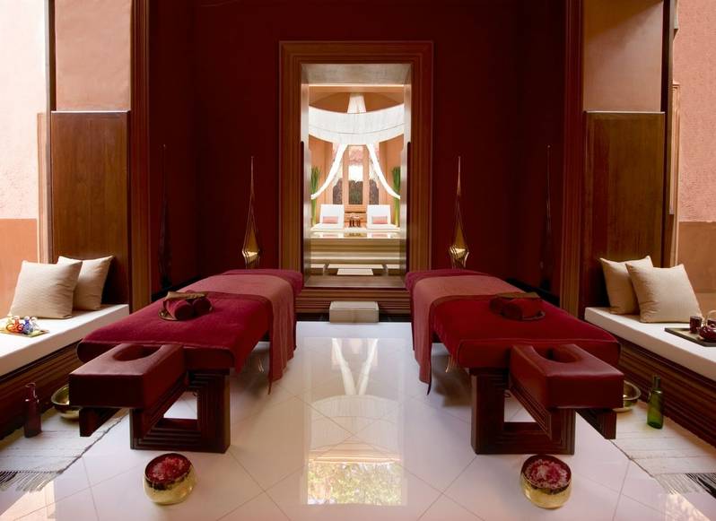 Spa treatment room at The Barai Spa an amazing wellness resort in Thaiiland