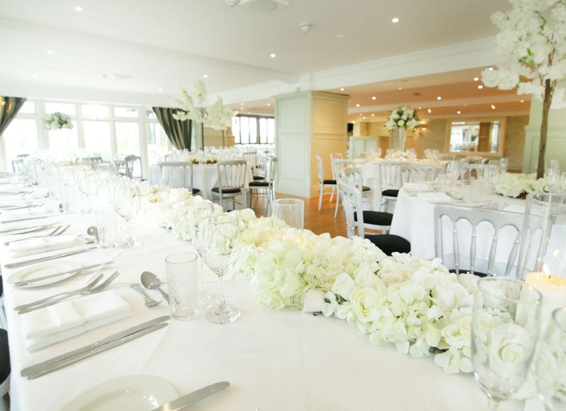 Large wedding space in Hampshire Suite