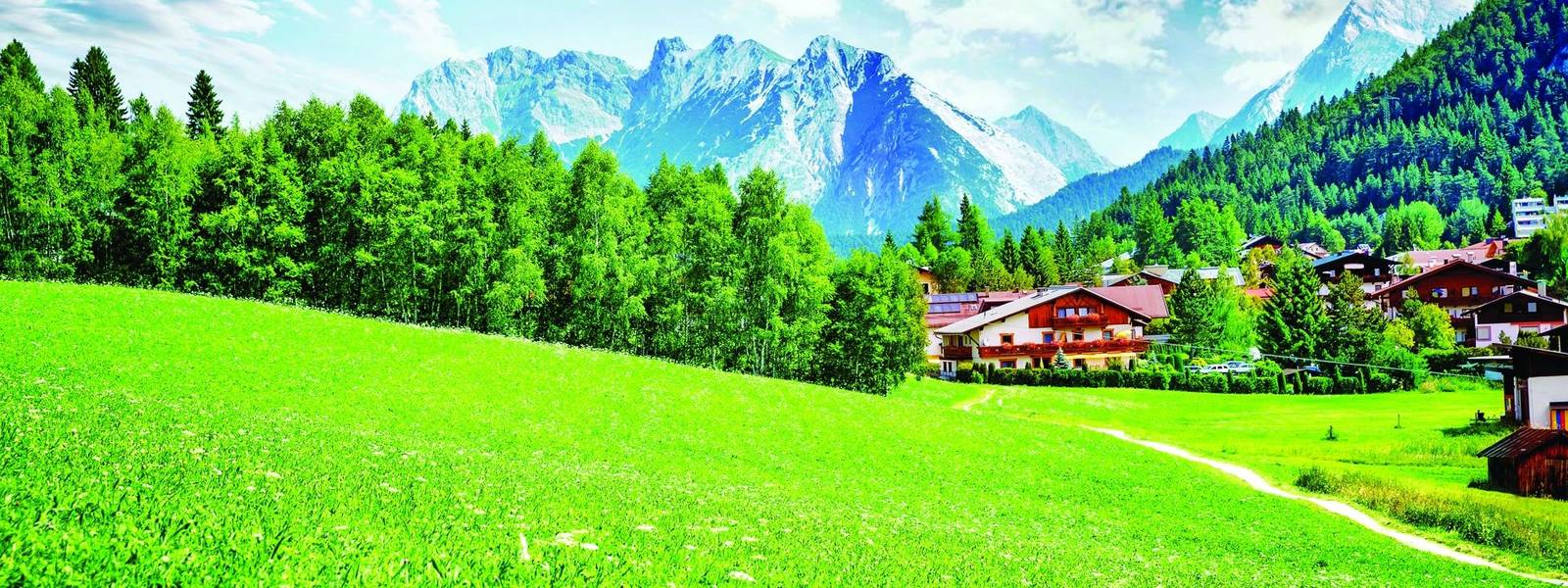 Beautiful little mountainous village