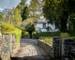 Traditional slate brick cottages in the rural English Lake District town of Grasmere known as the home of poet Willam Wordsw…