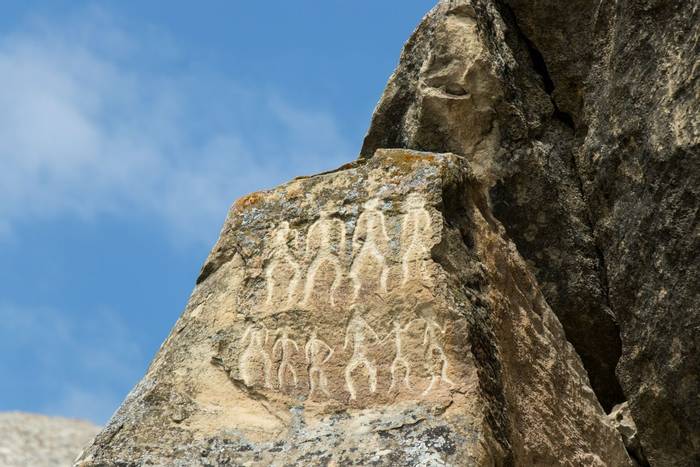Petroglyphs in Gobustan
