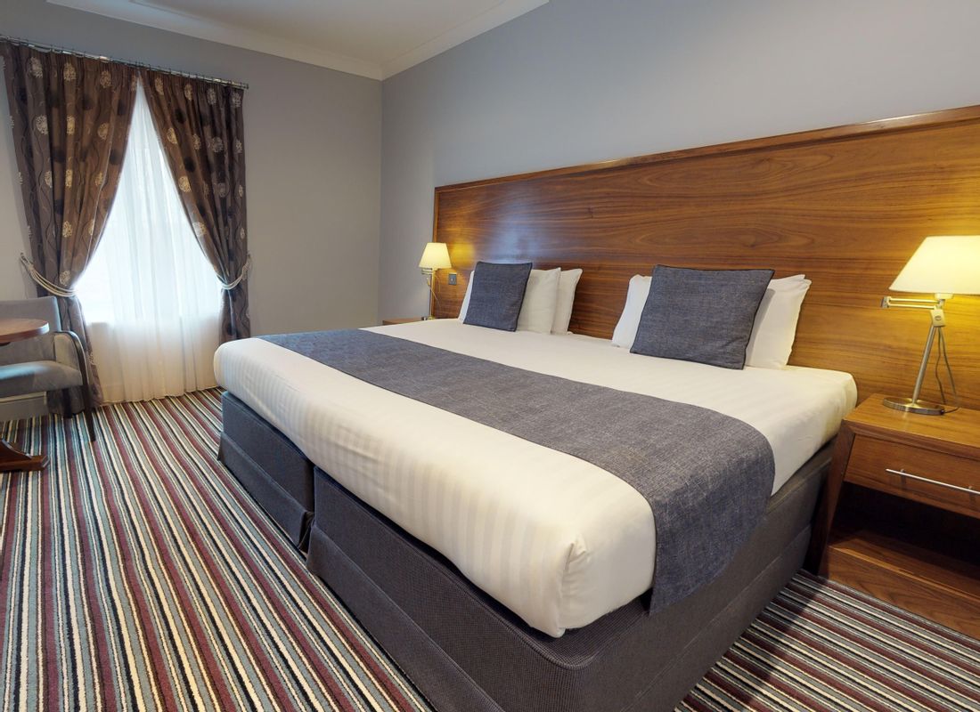 Superior hotel room accommodation