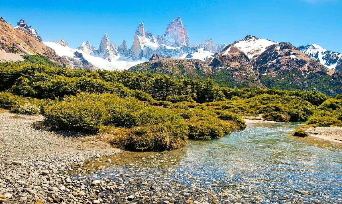 Mt Fitz Roy In Los Glaciares National Park, Patagonia, Argentina, South America. Shutterstock 121352653
