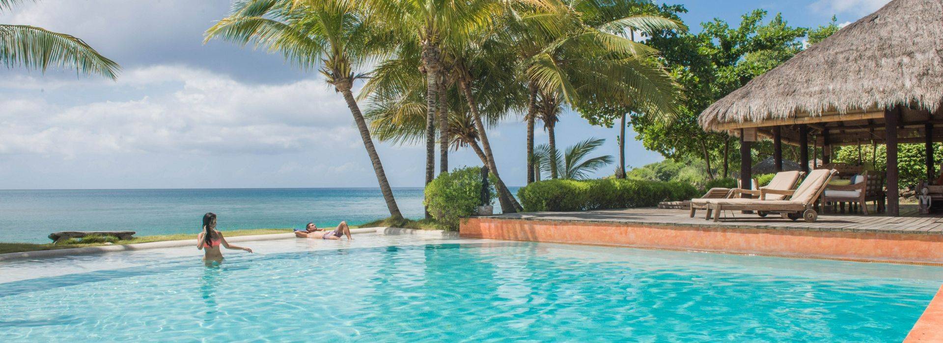 pool area of laluna resort