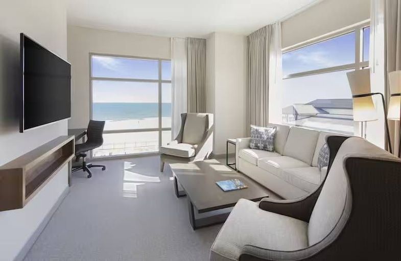 Embassy Suites by Hilton St. Augustine Beach Oceanfront Resort seating area.jpg