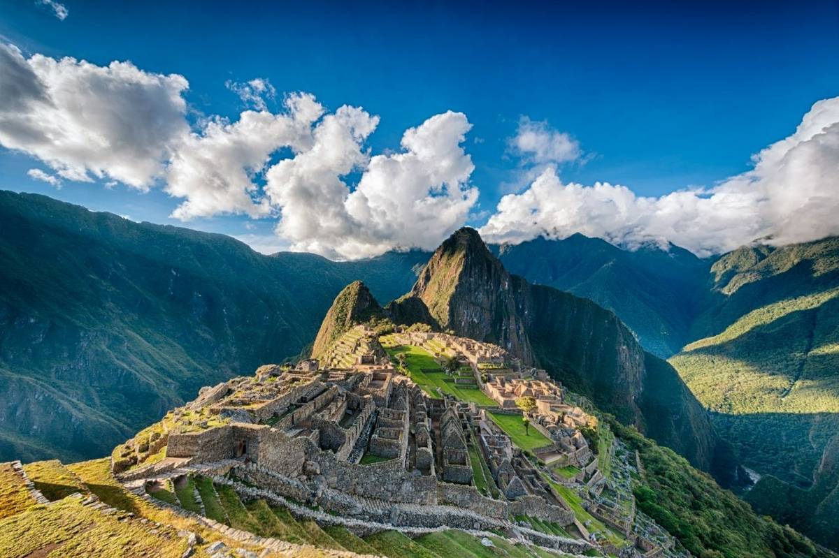 Machu Picchu an over view above the lost city