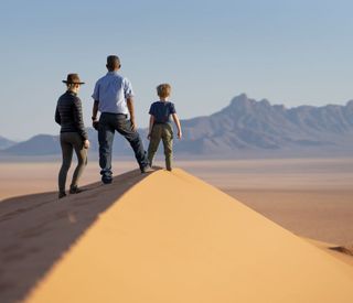 African Travel Inc - Namibia - Kwessi Dunes - Climbing the dunes.jpg