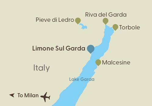 Lake Garda Itinerary Map