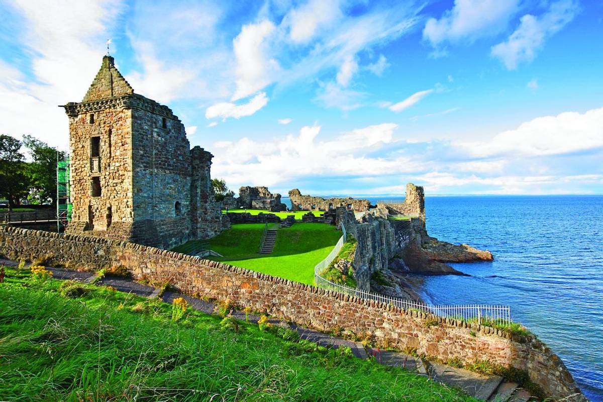 Ruins of St Andrews Castle 