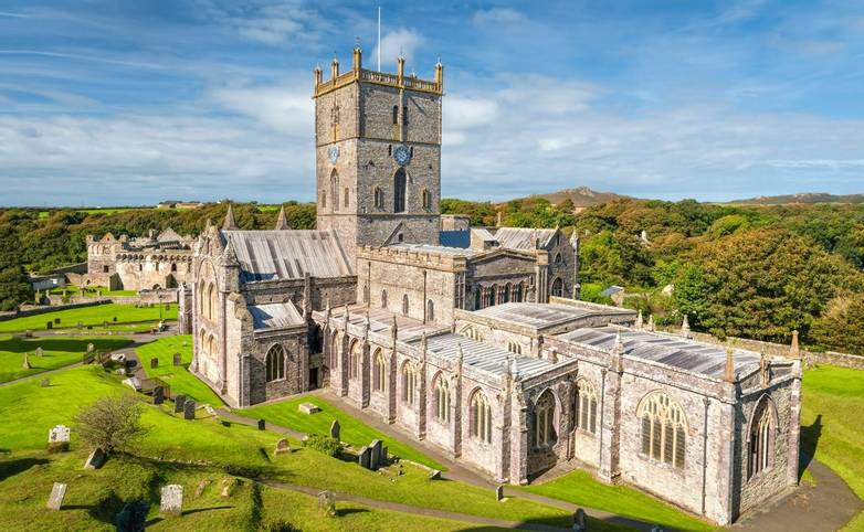 St Davids cathedral in South Wales