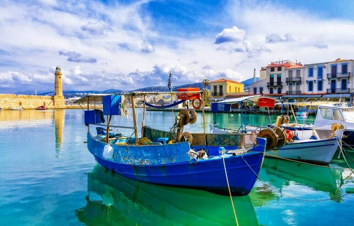 Landmarks of Crete - old town of Rethymno Landmarks of Crete - old town of Rethymno