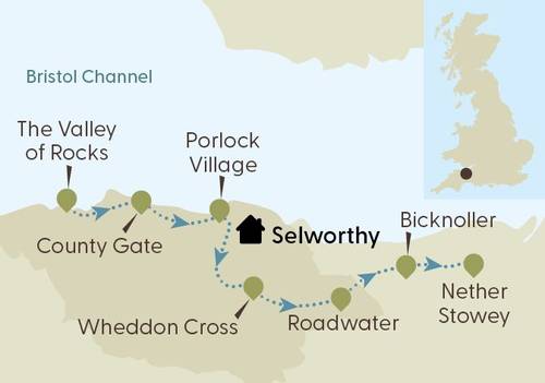 Itinerary Map - Coleridge Way