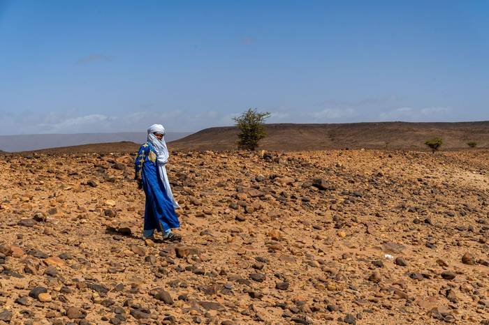 Sahrawi guide, Brahim © Adam Court, March 2026 tour
