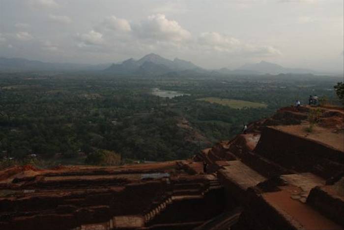 The view from the fortress at the top of Sigiriya rock (Thomas Mills)