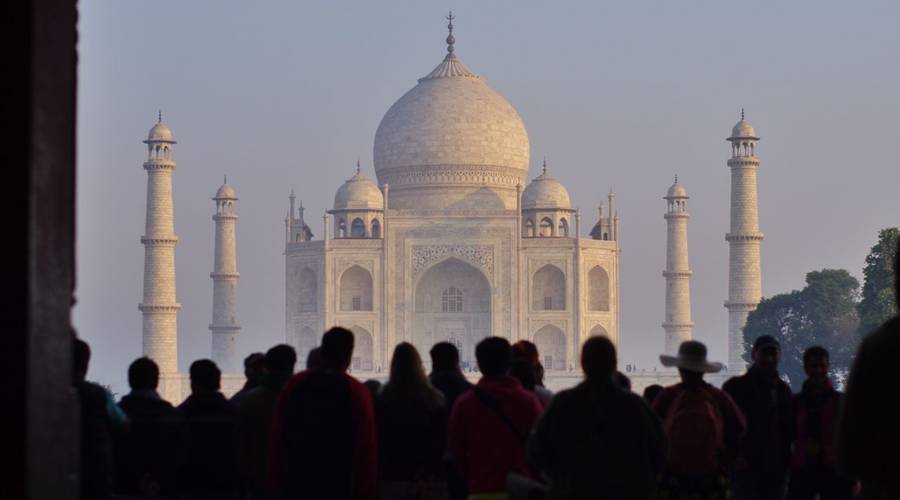 The Taj Mahal in India