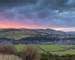 Sunset Panorama over the Cheviots and Glendale