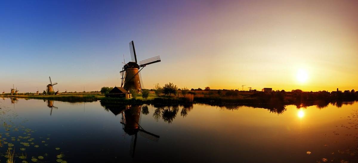 Kinderdijk, Holland. Shutterstock 157811408