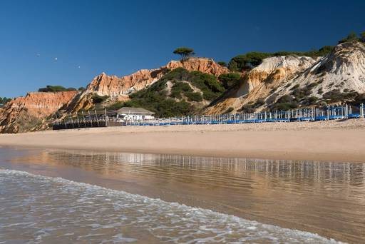 View of the coast of Algarve