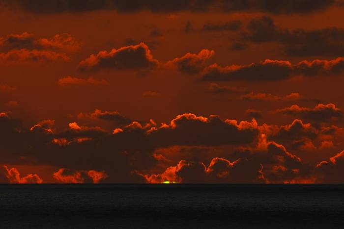 Green flash © Simone Giachello, May 2025 tour