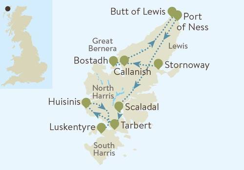 Harris and Lewis Map