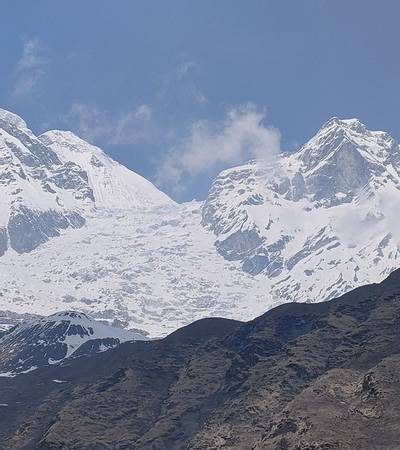 Viewpoint of Dhaulagiri Icefall (3,700m)