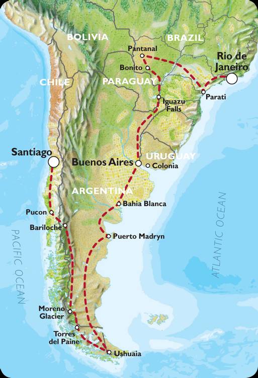 South America Coast to Coast - Overland Adventure - Oasis Overland