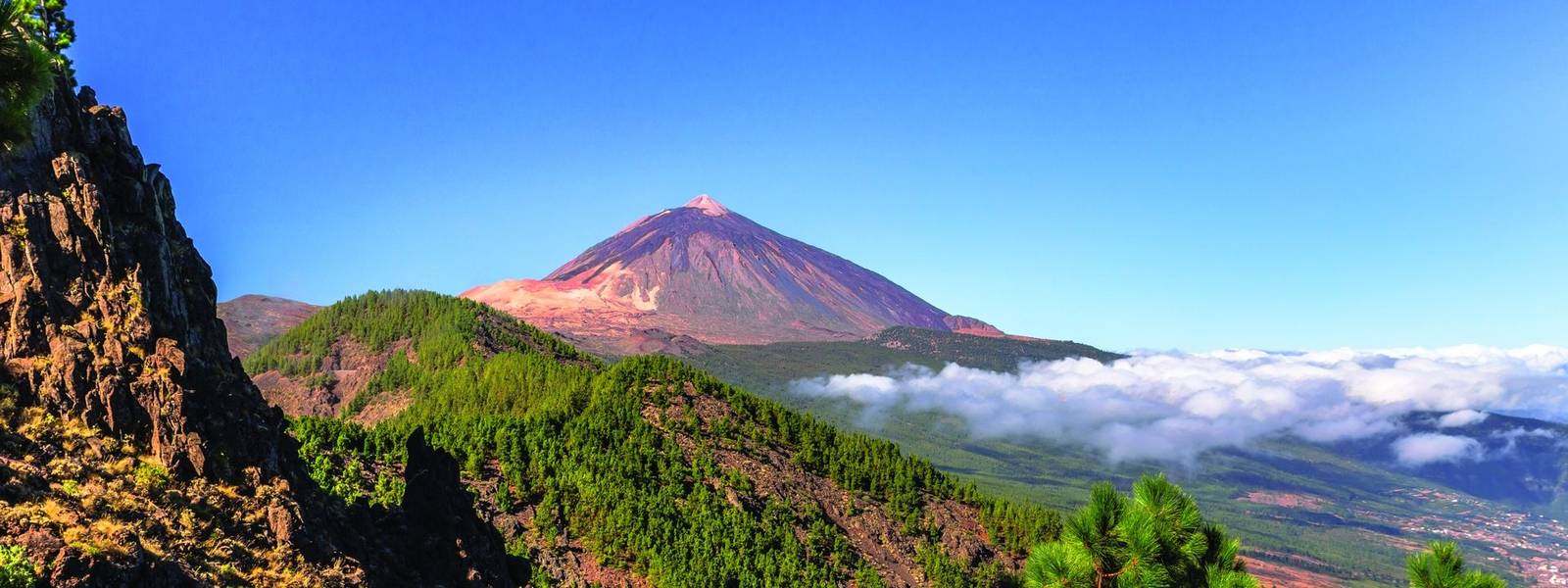 Panoramic of the Teide and Orotava Valley