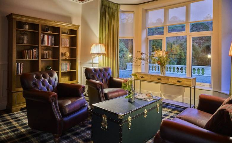 Dolserau Hall Library evening.jpg