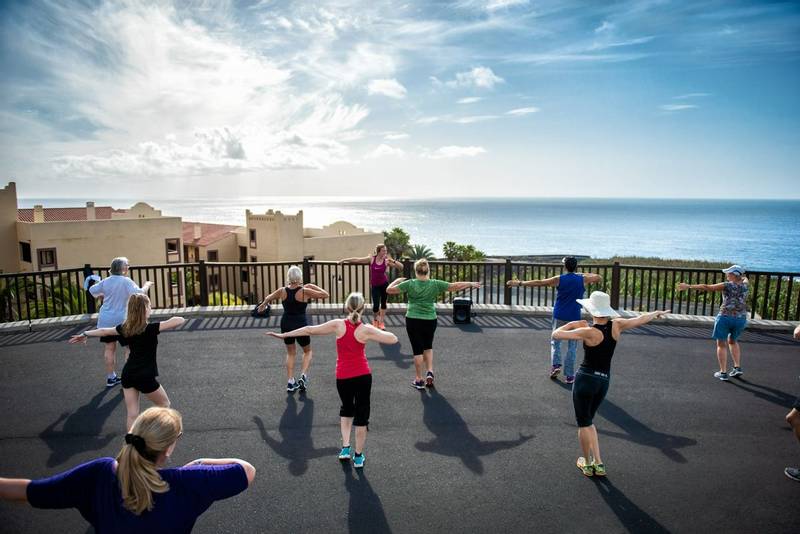 Group Pilates Class at La Palma and Teneguia Princess Vital and Fitness in La Palma