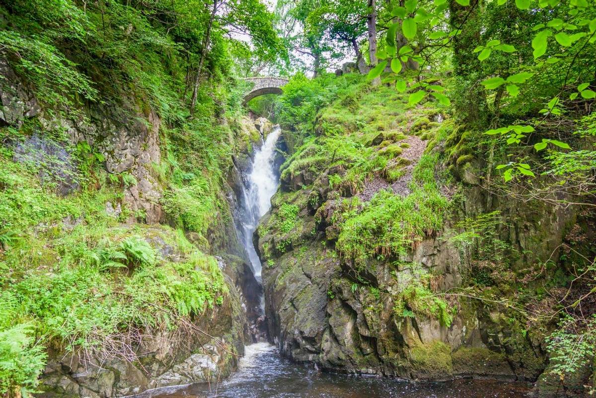 Aira Force is probably the most famous of all the waterfalls within the Lake District National Park in England.
