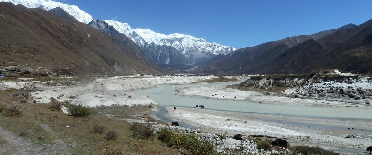Lunana valley on the Snowman trek in Bhutan