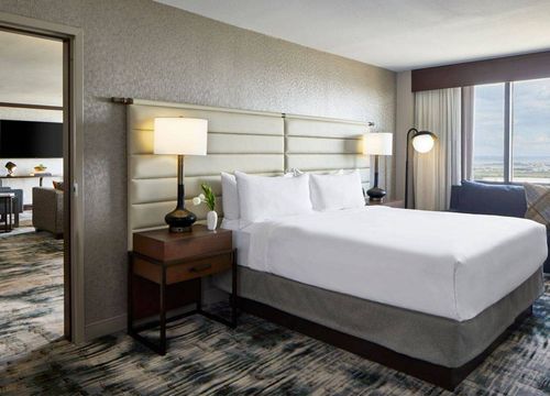 Renaissance Mobile Riverview Plaza Hotel king suite.jpg