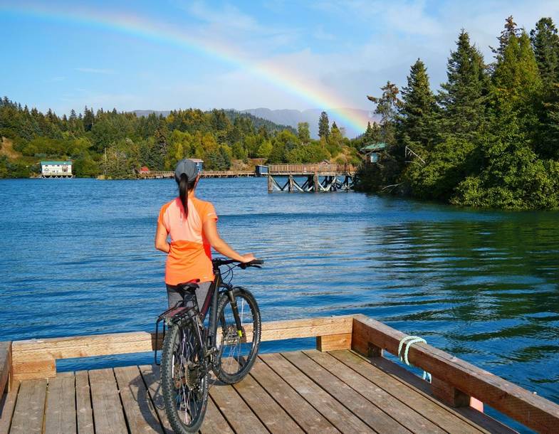 alaska-stillpoint-lodge-Fat Bike with Rainbow 2.jpg