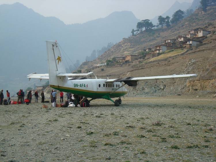 Juphal STOL airstrip in Dolpo, Nepal