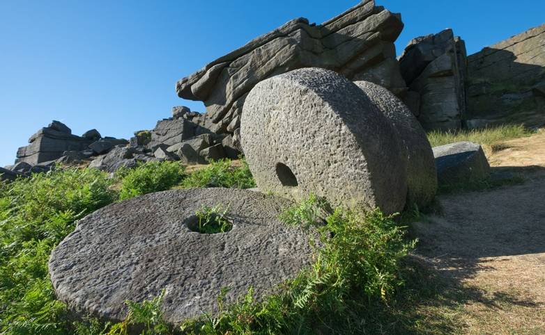 Stanage edge millstones, Peak District national park