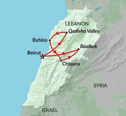 BEIRUT to BEIRUT (6 days) Lebanon Express