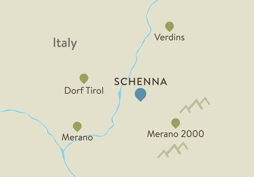 South Tyrol Itinerary Map