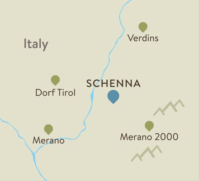 South Tyrol Itinerary Map