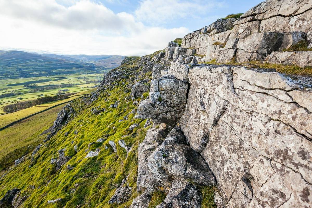 Limestone Scar in the Yorkshire Dales