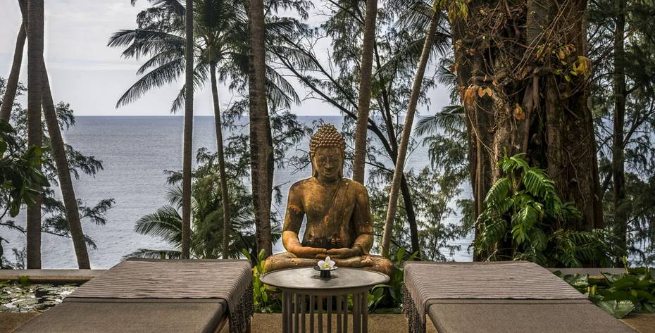 Buddha statue at Amanpuri