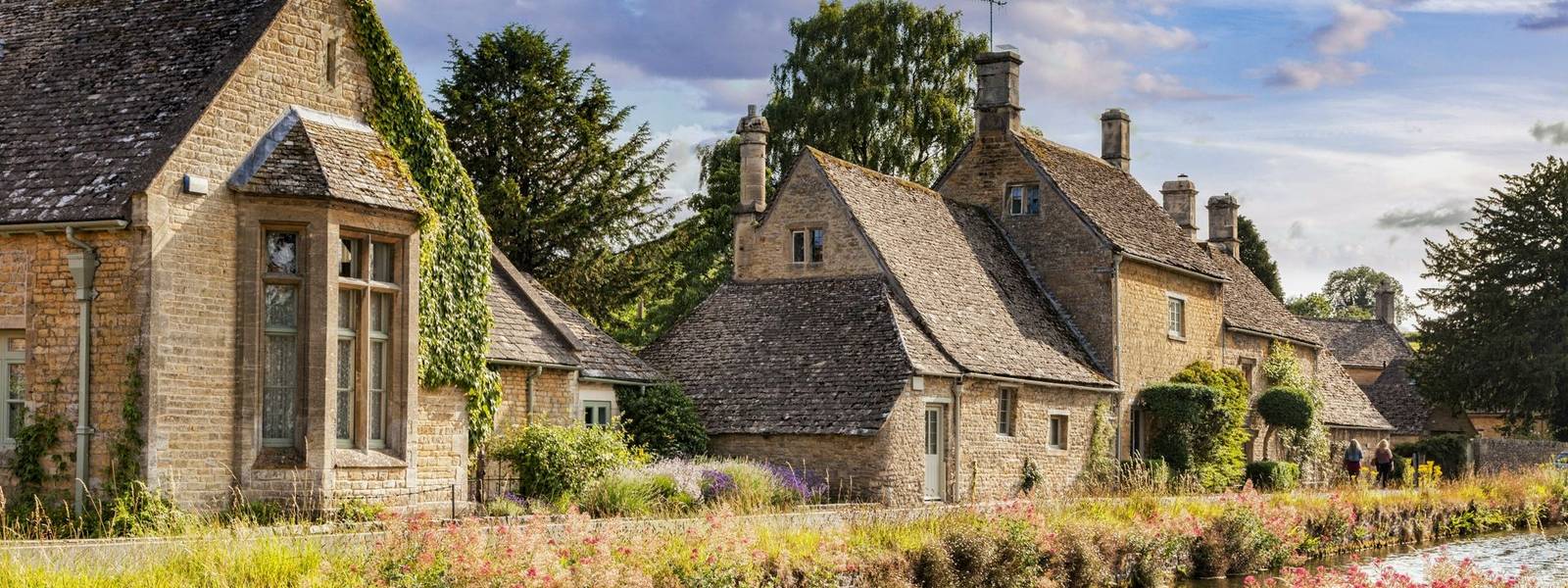 The Cotswolds village of Lower Slaughter, Gloucestershire, England