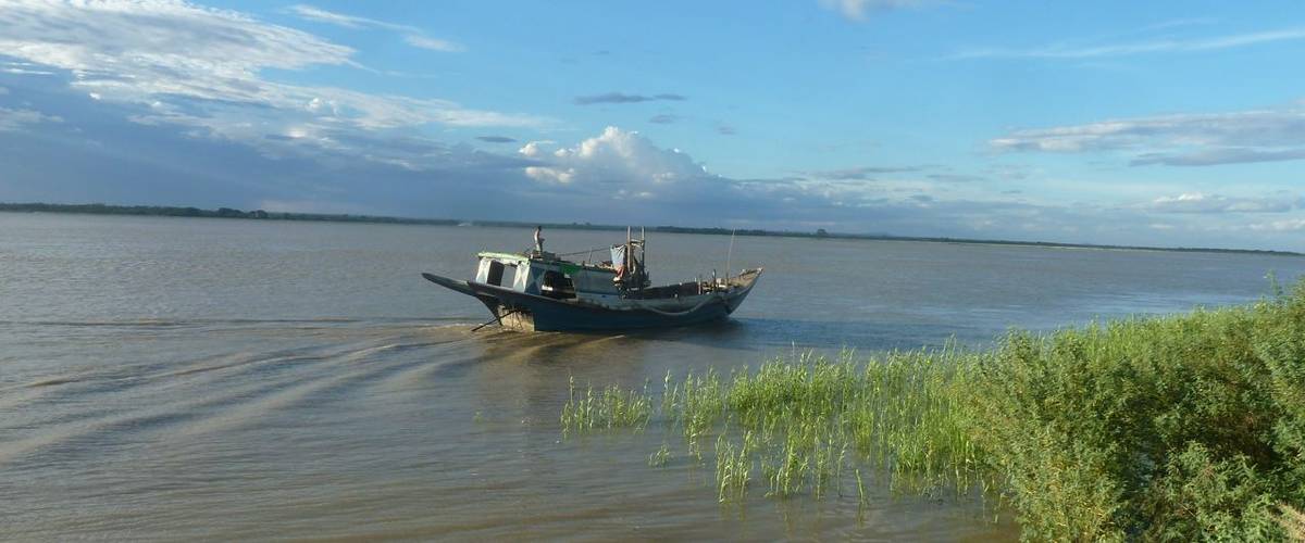 Boat on Irrawaddy