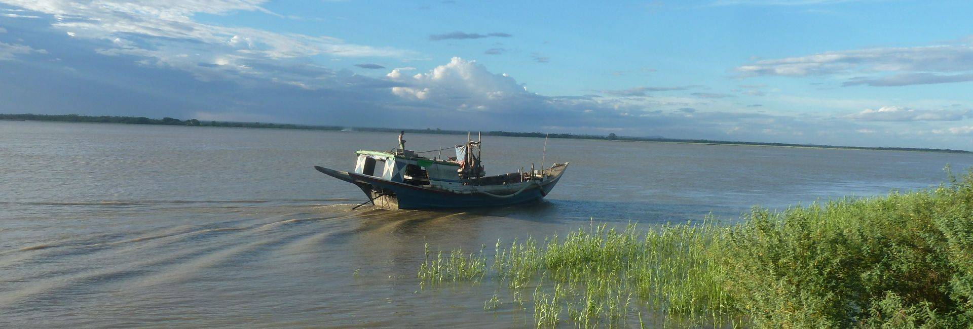 Boat on Irrawaddy