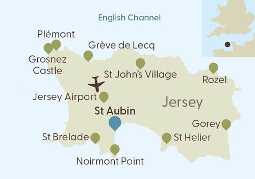 Itinerary Map - Jersey Guided Walking