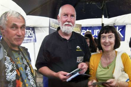 At Birdfair with Tim and Carol Inskipp Image