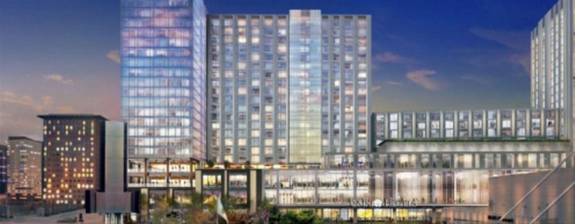 Omni Boston Hotel at the Seaport Exterior @ Night.jpg