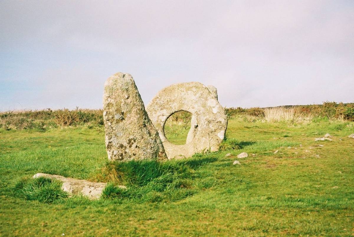 Men-an-Tol ancient stones in Cornwall