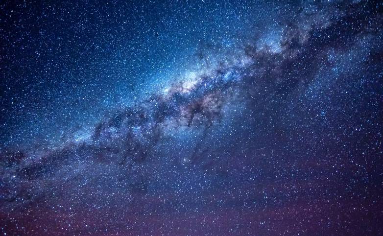 Milky way in the night sky of Atacama desert Chile