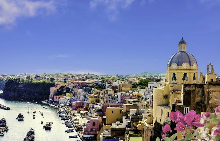 The Picturesque island of Procida, Naples, Italy The Picturesque island of Procida, Naples, Italy
